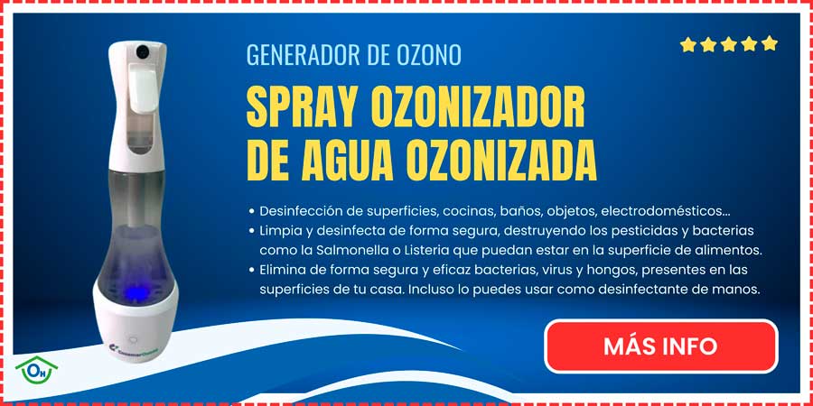OzonoHogar  Spray ozonizador de agua - Ozono Hogar